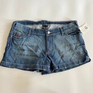 Womens 16 G3 for Her Alyssa Milano Anaheim Angels MLB Denim Shorts